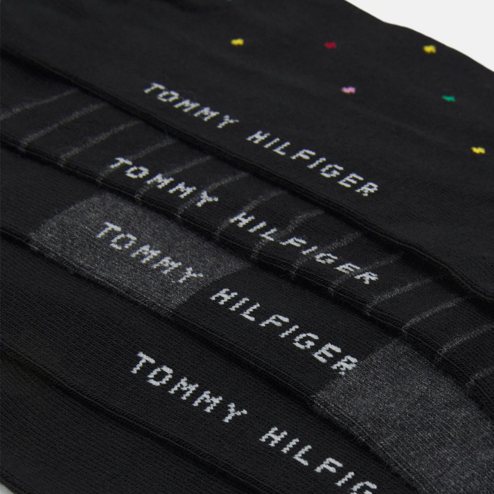 Tommy Hilfiger Κάλτσες 5pack Tin Giftbox ST 701210550 - black