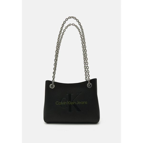 Calvin klein Shoulder Bag K60K607831 - Black-Sharp Green