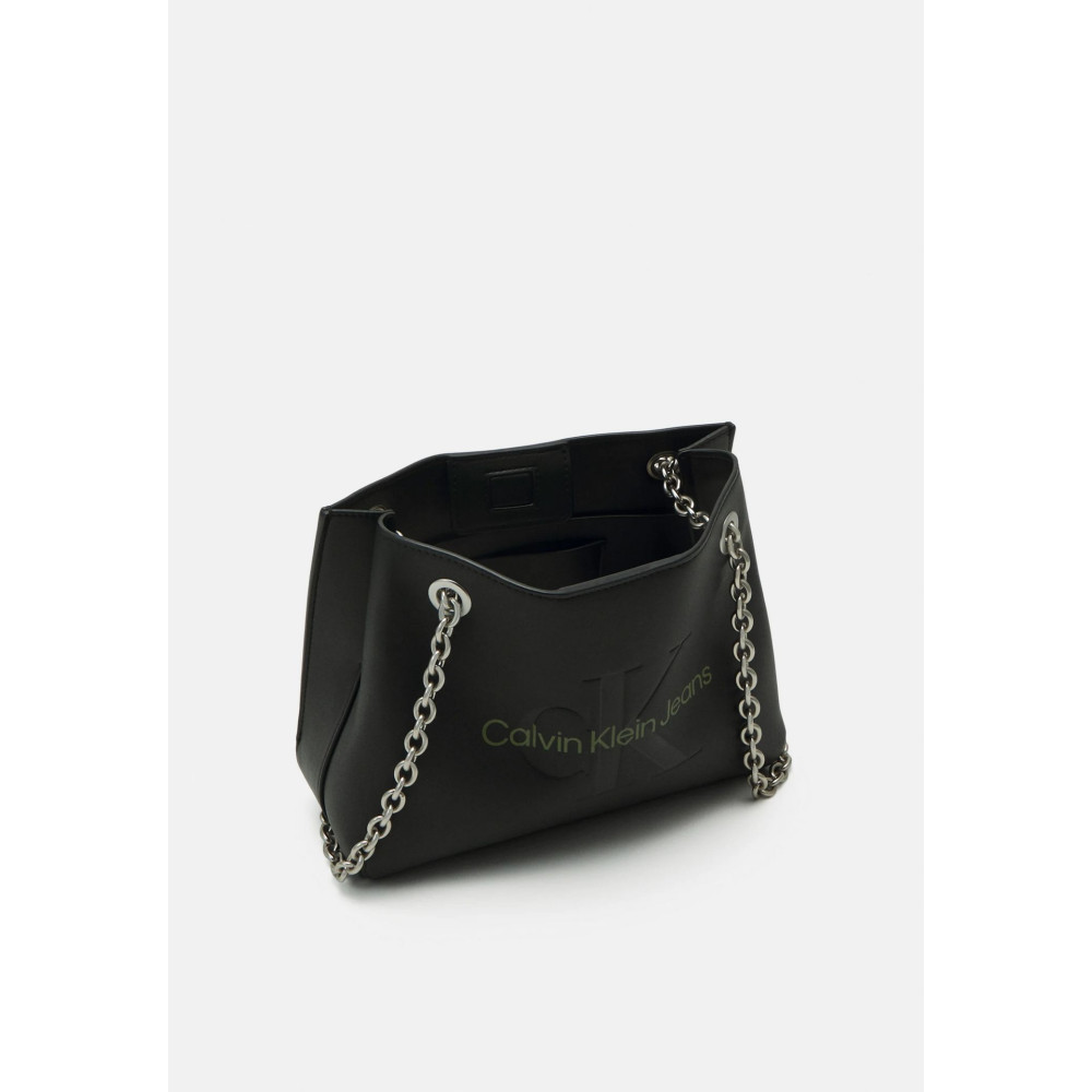 Calvin klein Shoulder Bag K60K607831 - Black-Sharp Green