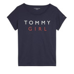 Tommy Hilfiger T-shirt CN Girl UW0UW01619 - μπλε