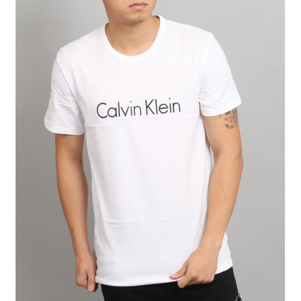 Calvin klein T-shirt SS Crew Neck Logo NM1129E - λευκό