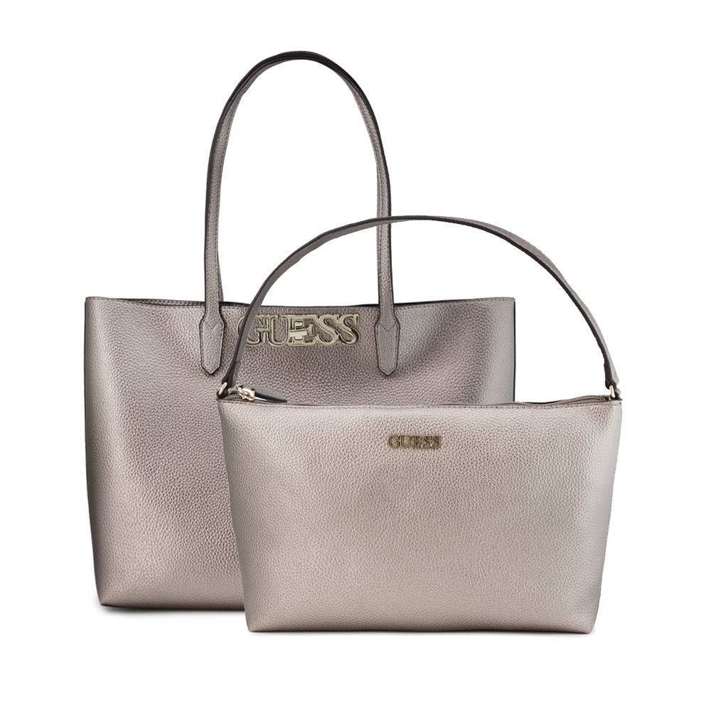 Guess Updown Chic Barcelona Tote Bag MG730123 - pewter