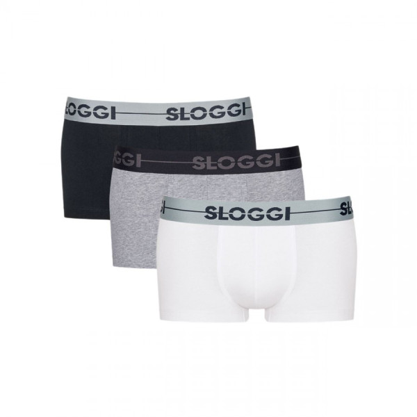 Sloggi Hipster Go H 3pc 10198171 - μαύρο-γκρι-λευκό