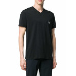Emporio Armani T-shirt V neck Pima Cotton 1115569P710 - μαύρο