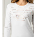 Emporio Armani T-shirt ls Eagle 1632299A232 - λευκό