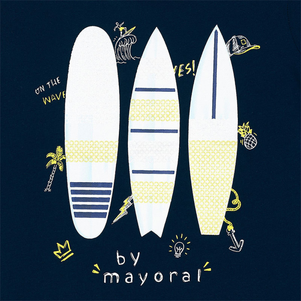 Mayoral Μπλουζα κοντομανικη παγιετες 20-03066 - ναυτ.μπλε