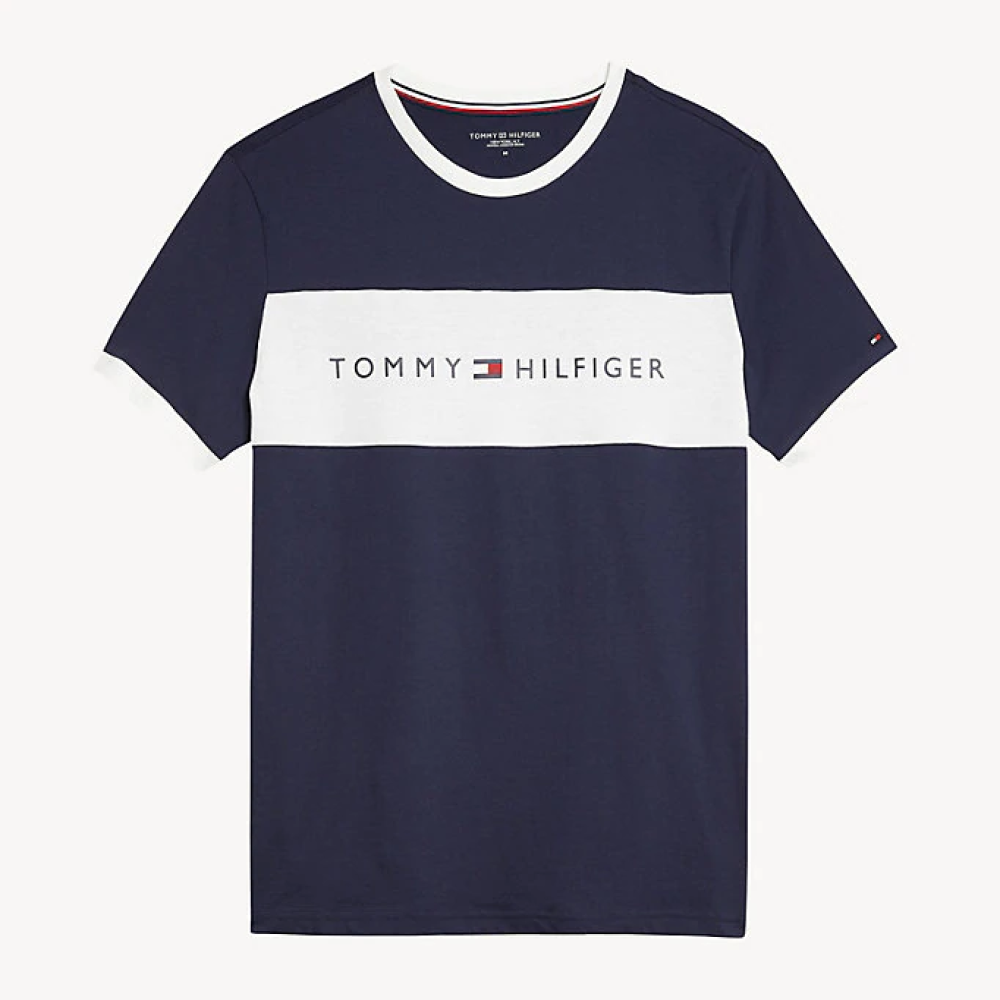 Tommy Hilfiger T-shirt Logo Flag UM0UM01170 - μπλε