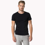 Tommy Hilfiger T-shirt 3 pack 2S87905187 - 990-μαύρο